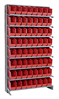 Red QPRS-201 Single Sided Pick Racks - 2