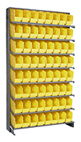 Yellow QPRS-201 Single Sided Pick Racks - 2