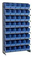 Blue QPRS-202 Single Sided Pick Racks - 2