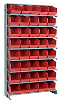 Red QPRS-202 Single Sided Pick Racks - 2