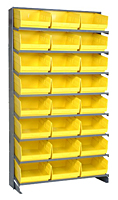 Yellow QPRS-209 Single Sided Pick Racks - 2