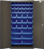 Blue Bins for QSC-36-FD 36 in. Wide All Purpose Cabinets