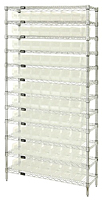 Clear WR12-101CL Wire Shelving Systems