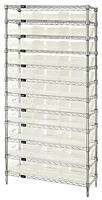 Clear WR12-109CL Wire Shelving Systems