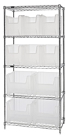 WR5-600800CL Wire Shelving
