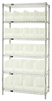 Clear WR6-265CL Wire Shelving Systems