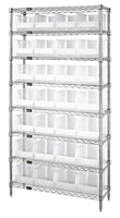 Clear WR8-239 Wire Shelving Units