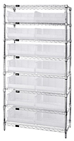 WR8-250CL Wire Shelving Systems