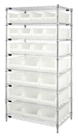 Clear WR8-950952CL Wire Shelving Systems