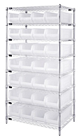 Clear WR8-950CL Wire Shelving Systems