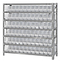 Clear 1239-100CL Economy Shelf Bin Systems