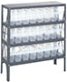 1239-SB801CL - Quantum Clear-View 11-5/8 x 4-3/8 x 8 Inch (in) Bin Dimension Store-Max 8 Inch (in) Steel Shelving with Shelf Bin