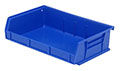 7 3/8 Inch (in) Item Length Stack and Hang Bin (Blue)