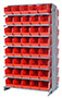 Red QPRD-202 Double Sided Pick Racks - 2