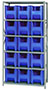 Blue QSBU-600 Steel Storage Centers