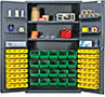 Yellow/Green QSC-4804 48" Wide All Purpose Cabinets