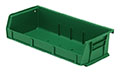 5 3/8 Inch (in) Item Length Stack and Hang Bin (Green) - 2