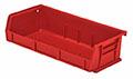 5 3/8 Inch (in) Item Length Stack and Hang Bin (Red) - 2