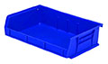 7 3/8 Inch (in) Item Length Stack and Hang Bin (Blue) - 2