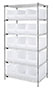 Clear WR6-953CL Wire Shelving Systems