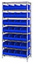 Blue WR8-483 Wire Shelving Systems