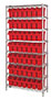 WR8-801 Quantum Store-Max 8 Inch (in) Wire Shelving with Shelf Bin - 2