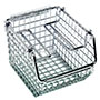 Quantum Mesh Stack and Hang Bin Hangers (Shown with Optional Side Stacking Hanger Sold Separately)