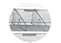 Quantum Partition Wall Hanging Basket Shelving - 3