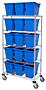 Blue MWR5-1711-12 Wire Shelving