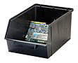Black QCS40CO Stack and Lock Conductive Bins - 2