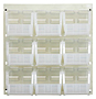 Clear QLP-1819BG-230-9CL Louvered Panels