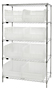 Clear WR5-955CL Wire Shelving Systems