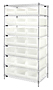 Clear WR8-952CL Wire Shelving Systems