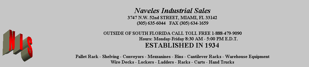 Naveles Industrial Sales
